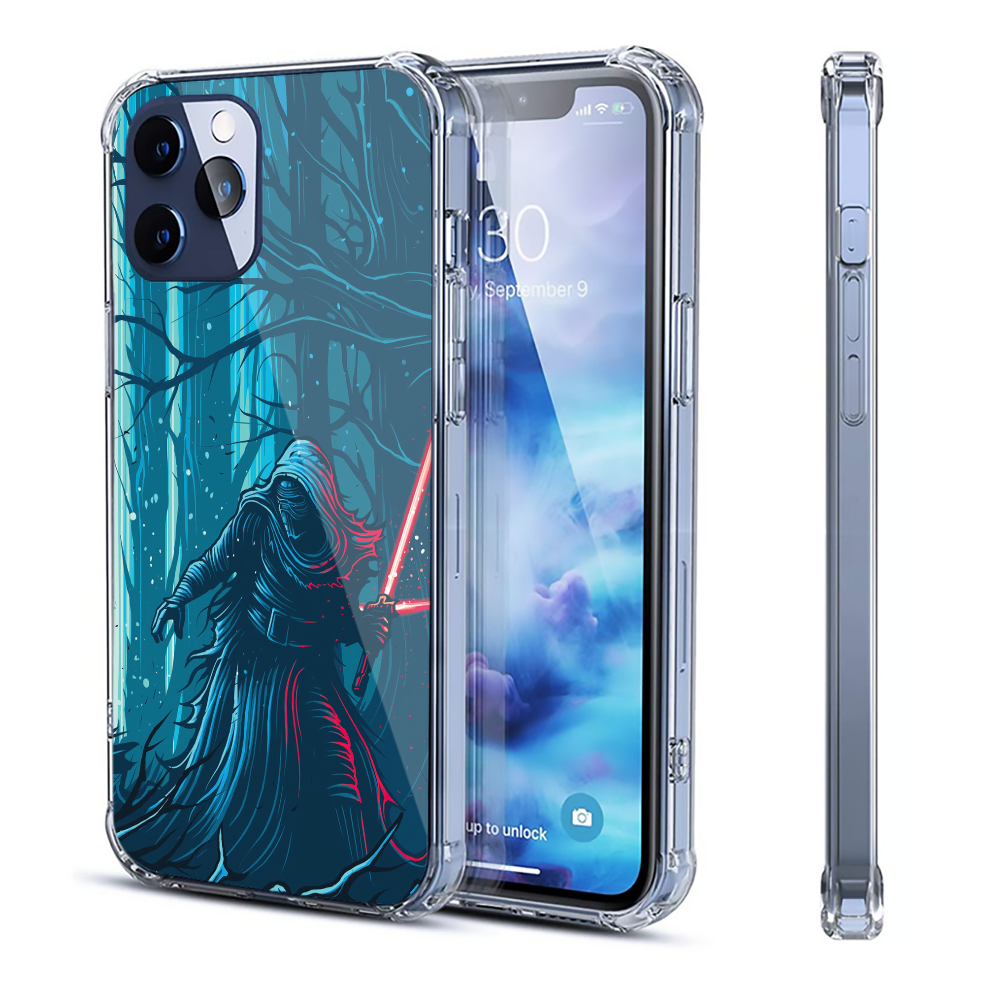 （画像用） スター・ウォーズ Star Wars 【iPhone 12シリーズ対応】透明スマホケース（クリアソフトケース）